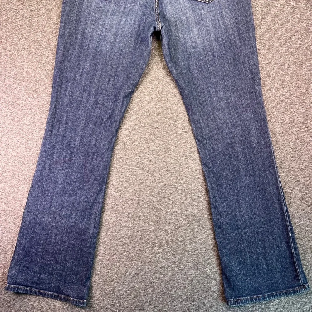Levis 515 Jeans Womens Size 12 Long Dark Wash‎ Bootcut Stretch Denim Embellished